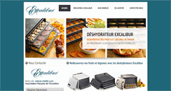 Desktop Screenshot of deshydrateurexcalibur.com